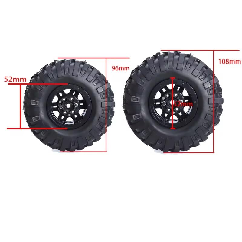 RCカーのホイール、リム、タイヤ Compatible With Axial For SCX10 For